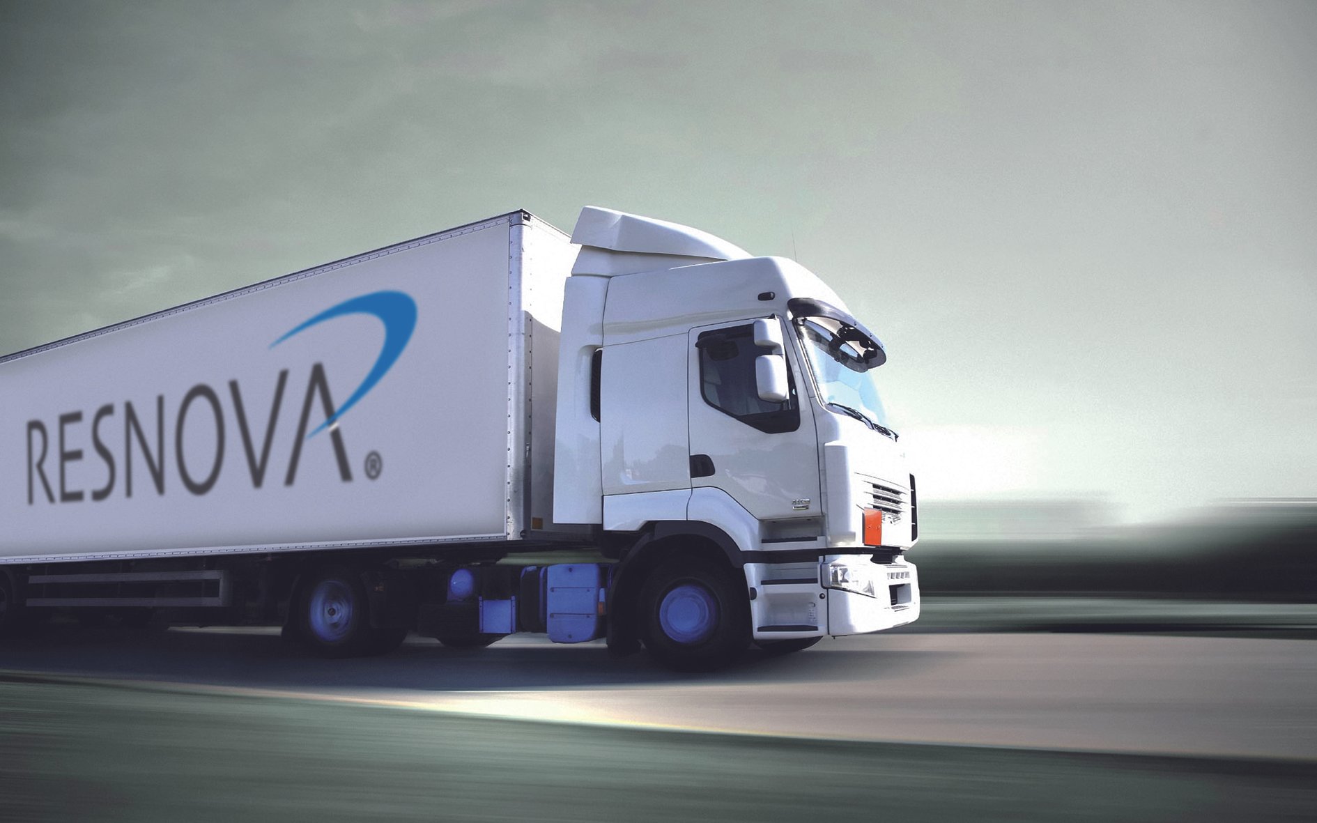 Resnova truck delivering AdBlue® and automotive fluids across Europe